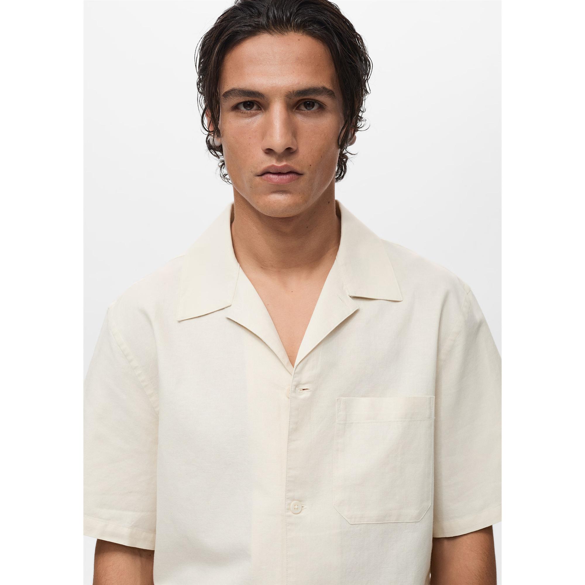 Mango Man Cabrera Camicia Maniche Corte  