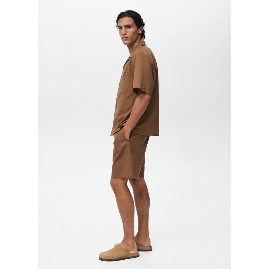 Mango Man Cabrera Camicia a Maniche Corte  