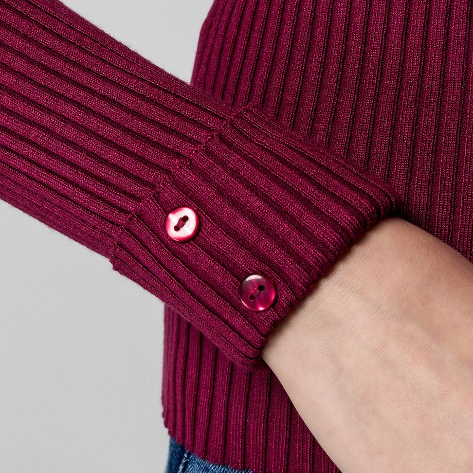 Manor Woman Cardigan in maglia a coste  