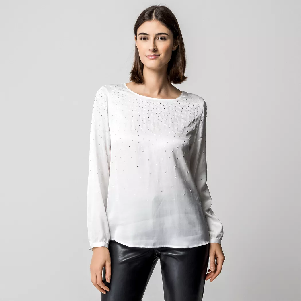Manor Woman - Bluse, für Damen, Antikweiss, Größe 44