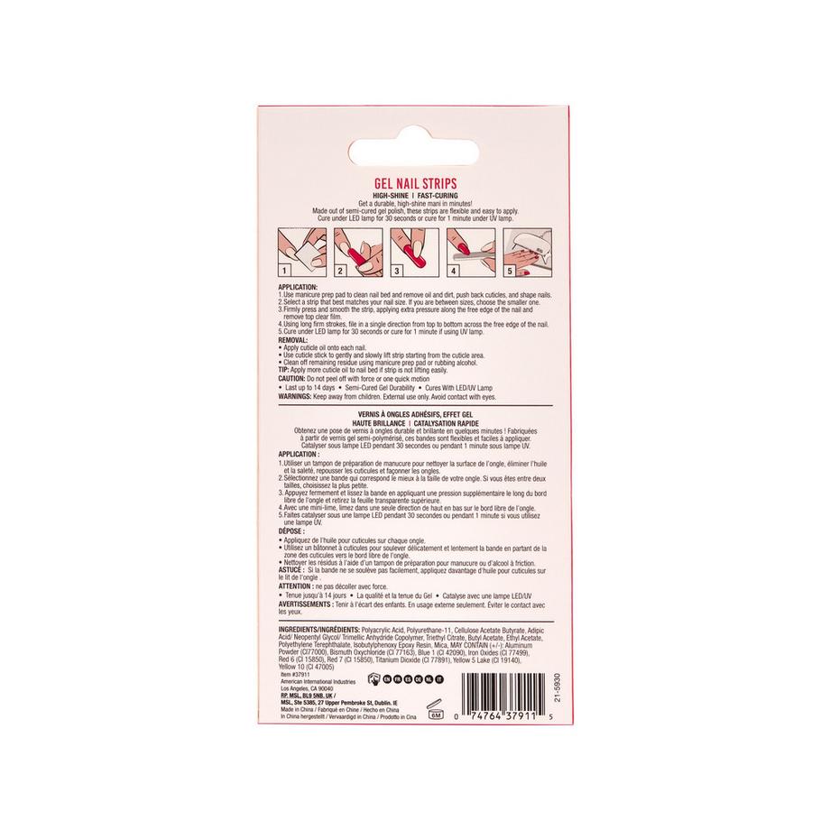 ARDELL Rouge Gel Nail Strips 