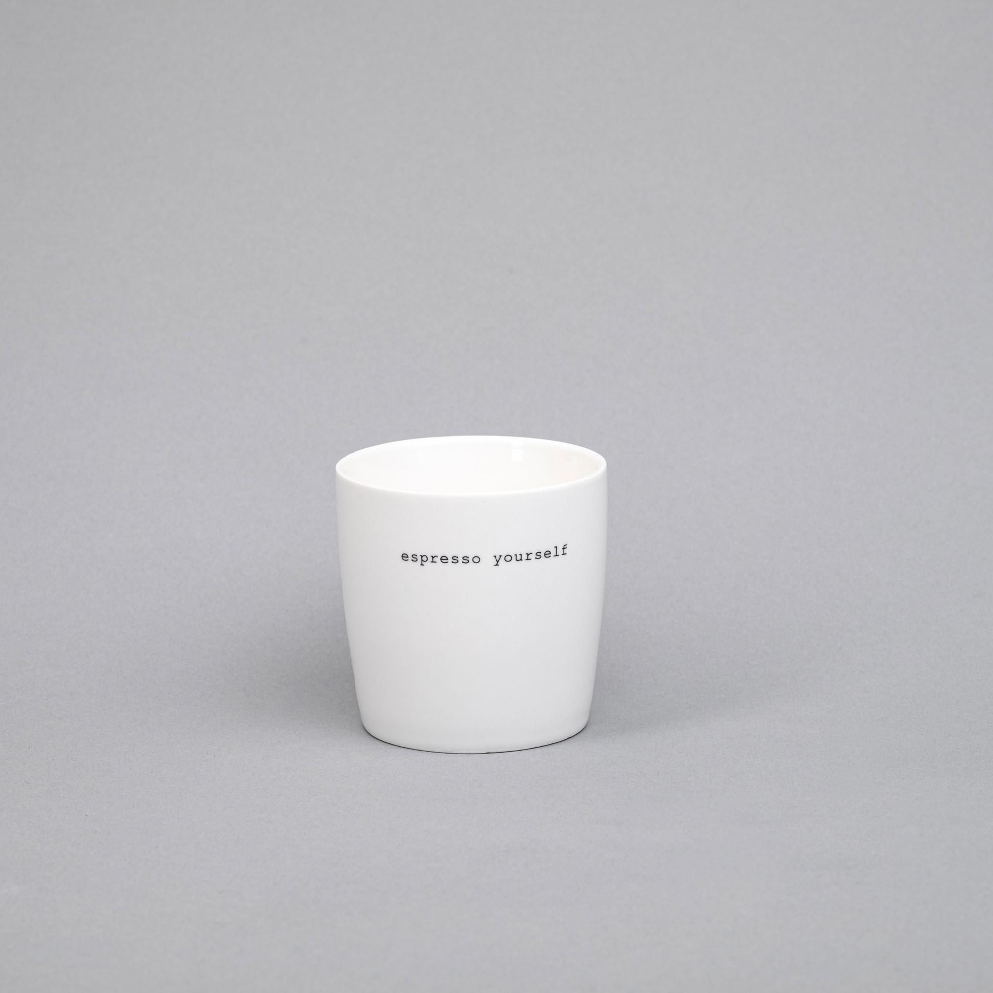 Sögne Mug con manico espresso yourself 