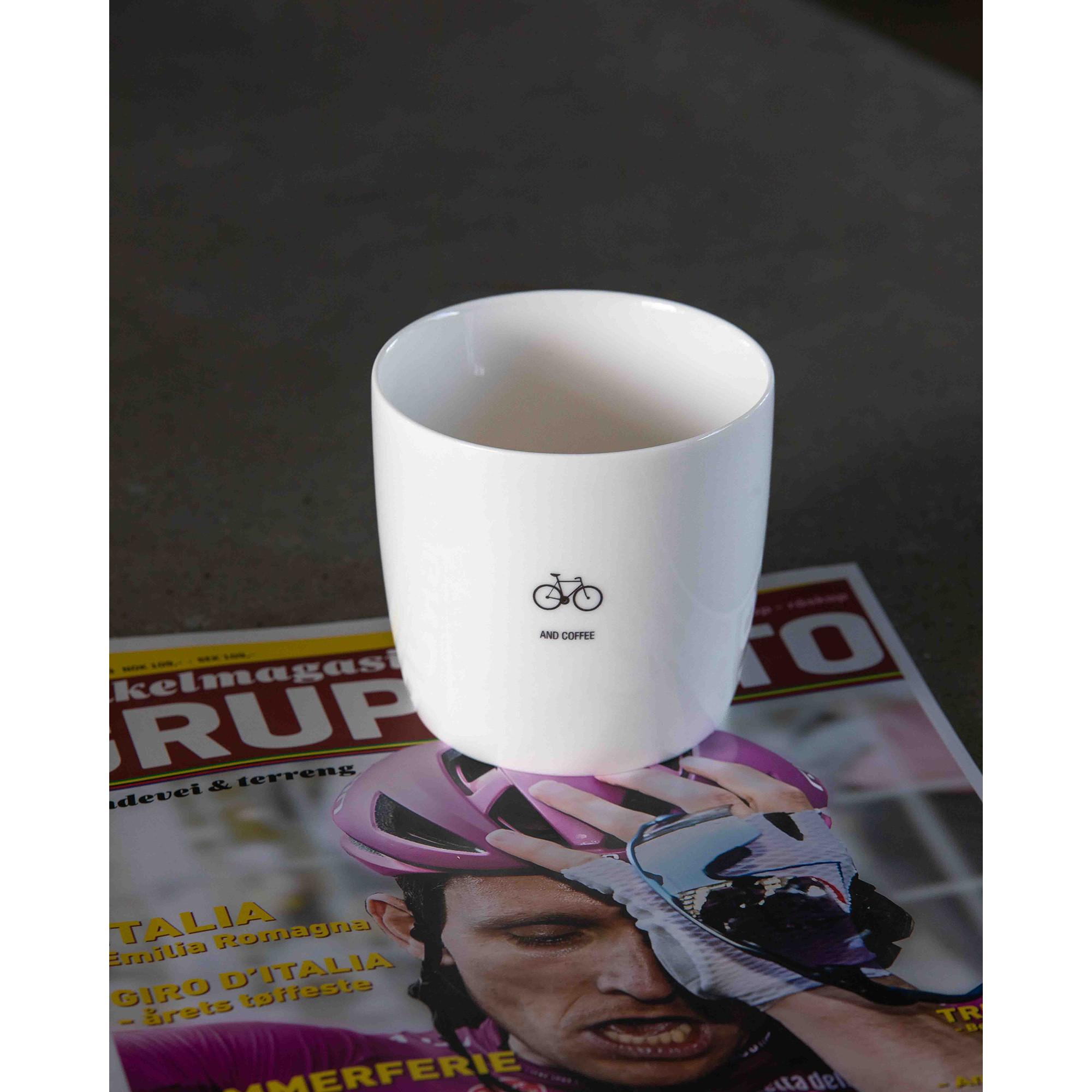 Sögne Mug con manico bike and coffee 
