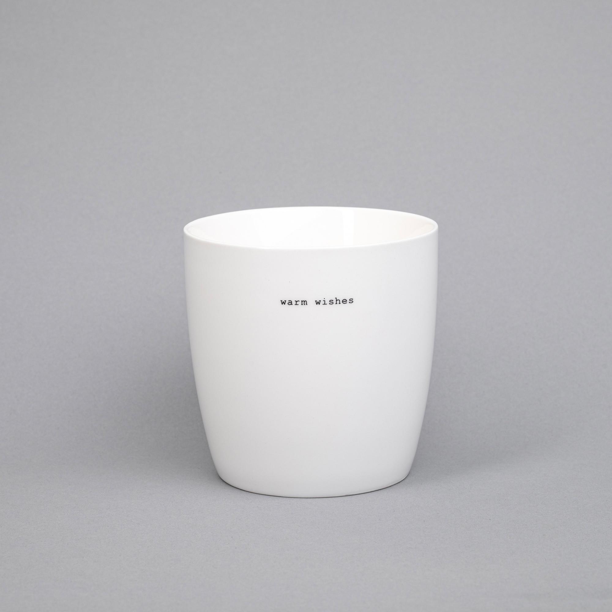 Sögne Mug con manico warm wishes 