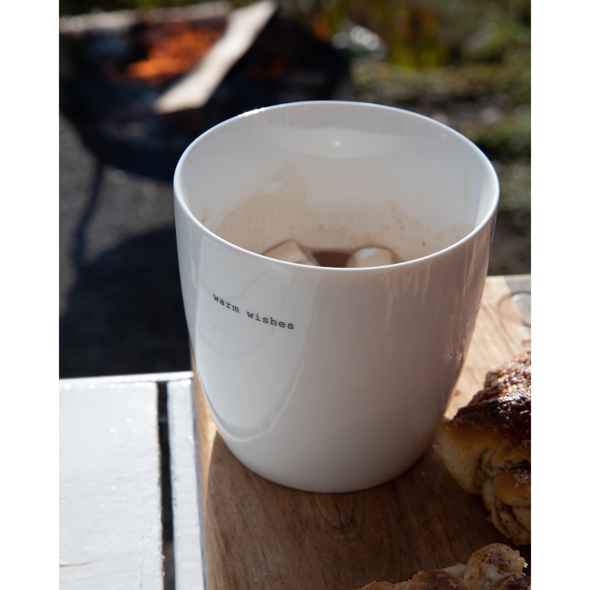 Sögne Mug con manico warm wishes 