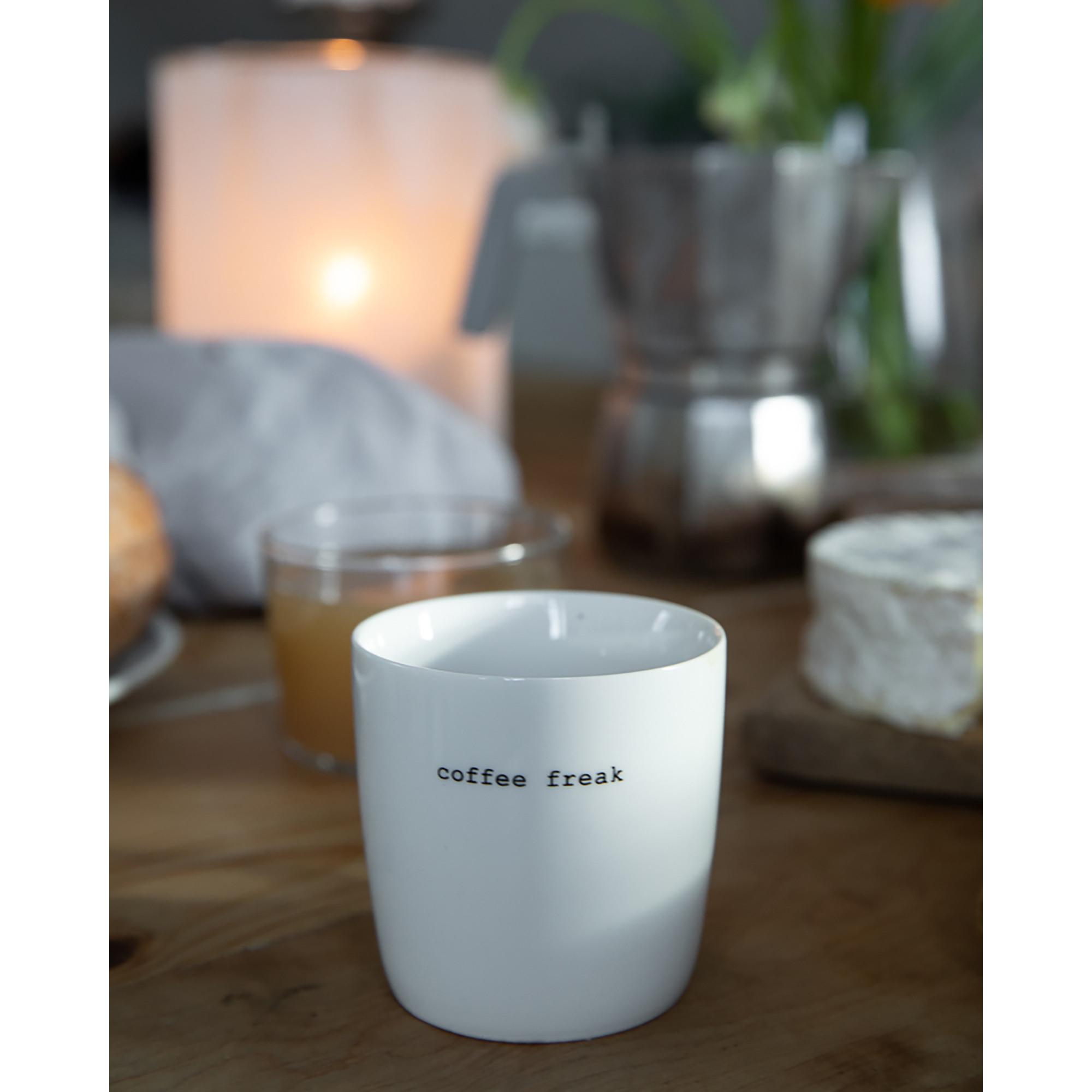 Sögne Mug con manico coffee freak 