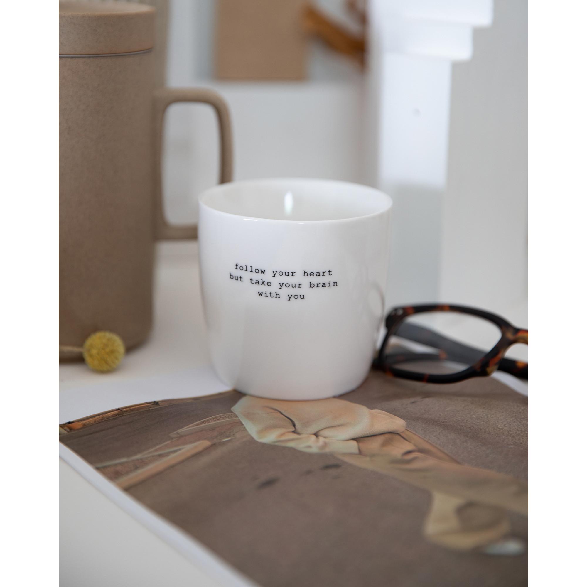 Sögne Mug,Henkel follow your heart but 