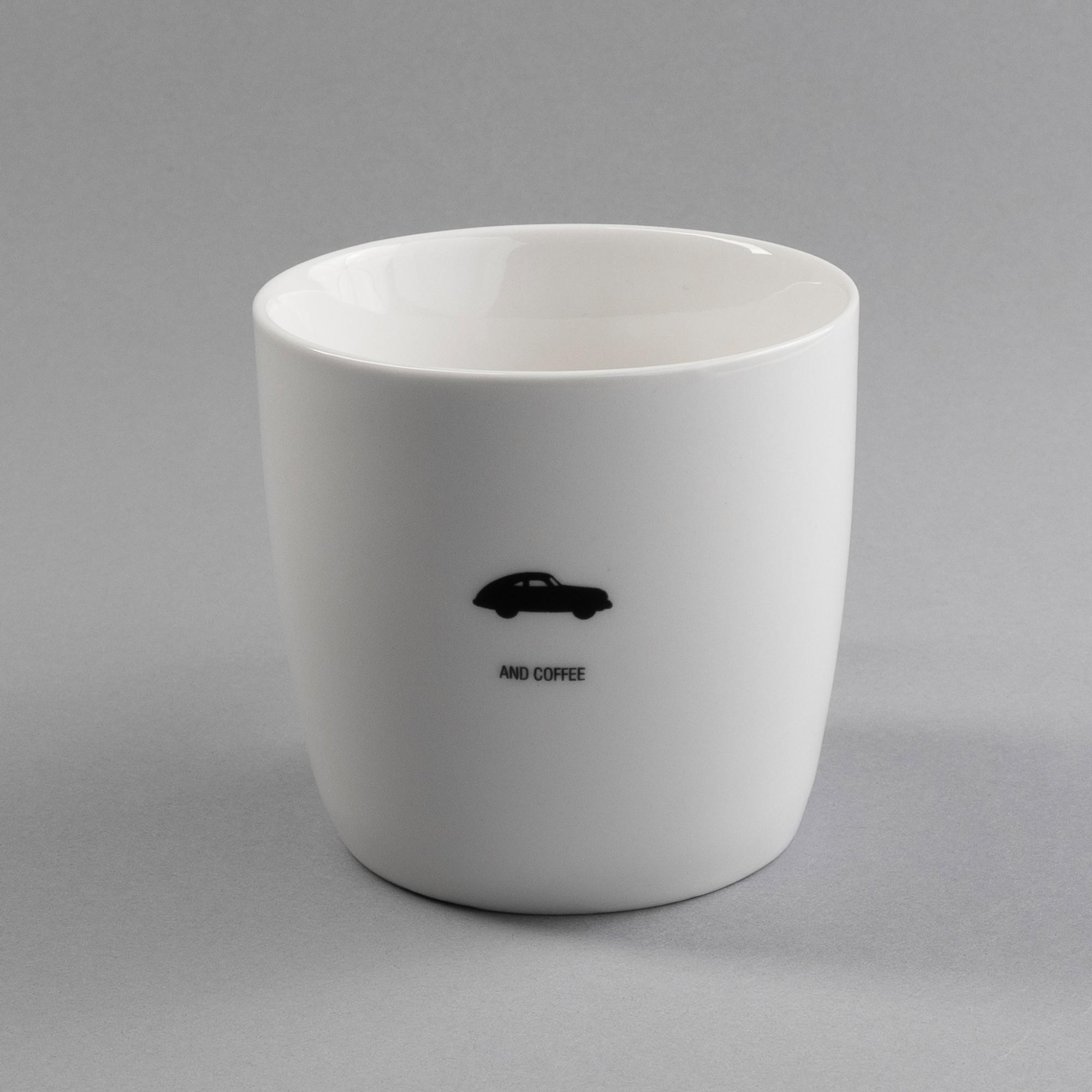 Sögne Mug con manico car and coffee 