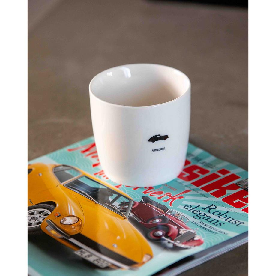 Sögne Mug con manico car and coffee 