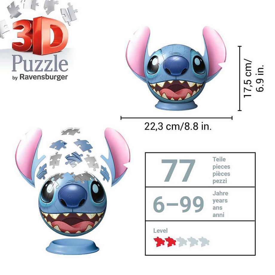 Ravensburger  3D Stitch With Ears 72tlg. 