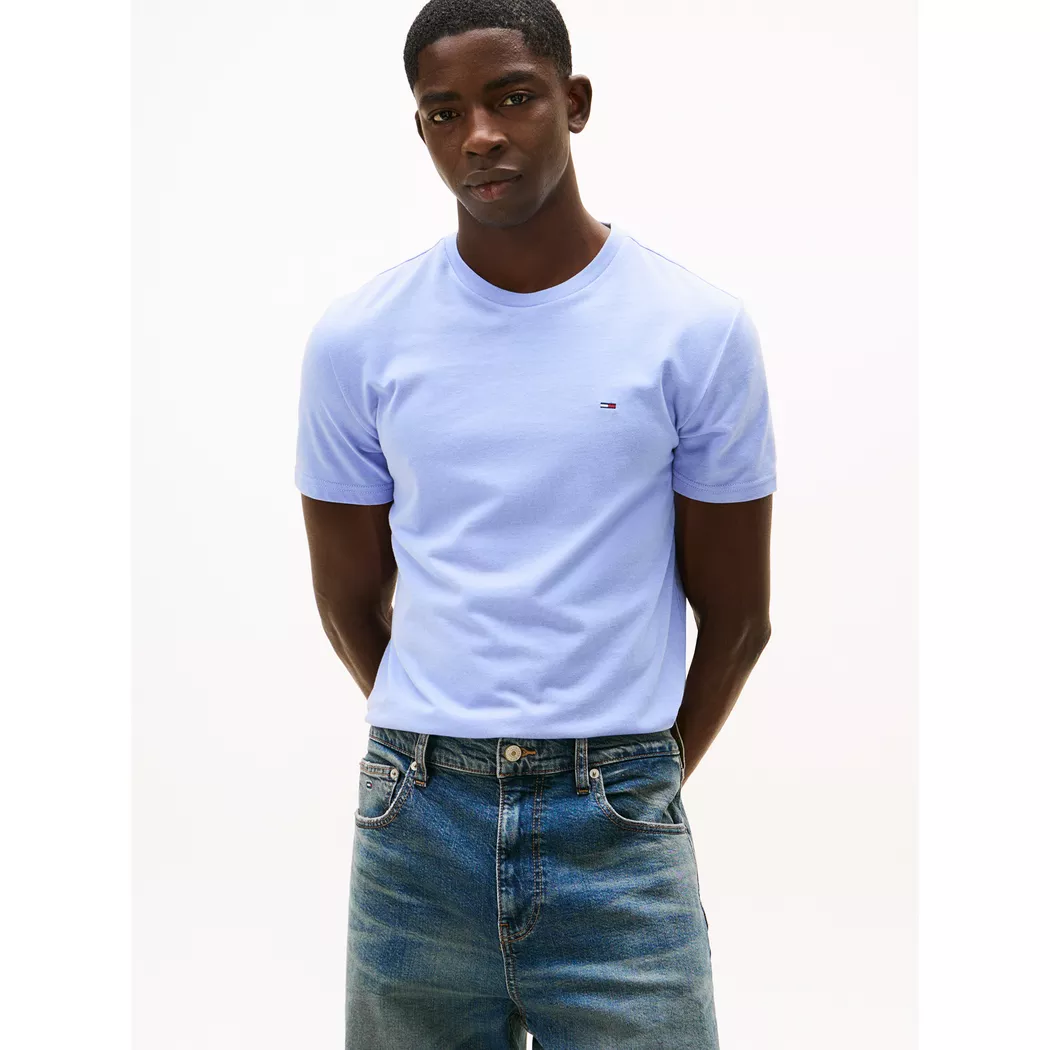 TOMMY JEANS T-Shirt Slim Fit hellblau   XXL herren