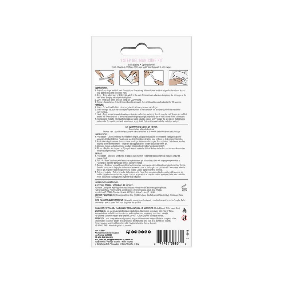 ARDELL  1 Step Gel Polish Starter Kit Flower Petal 