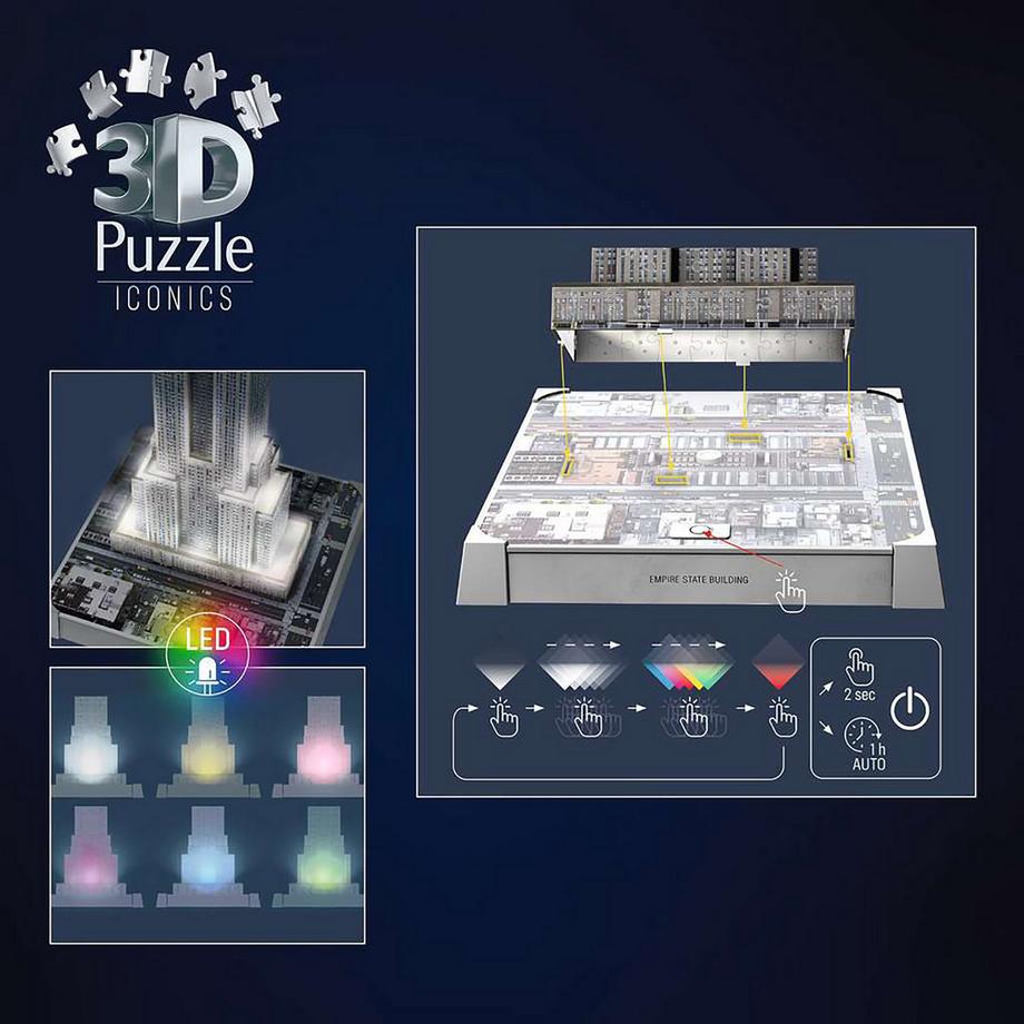 Ravensburger  3D Iconics Empire State 216tlg 