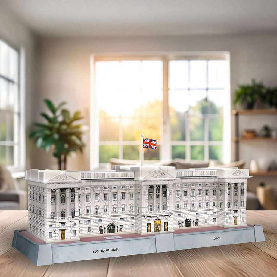 Ravensburger  3D Puzzle Iconics: Buckingham Palace illuminé, 216 pièces 
