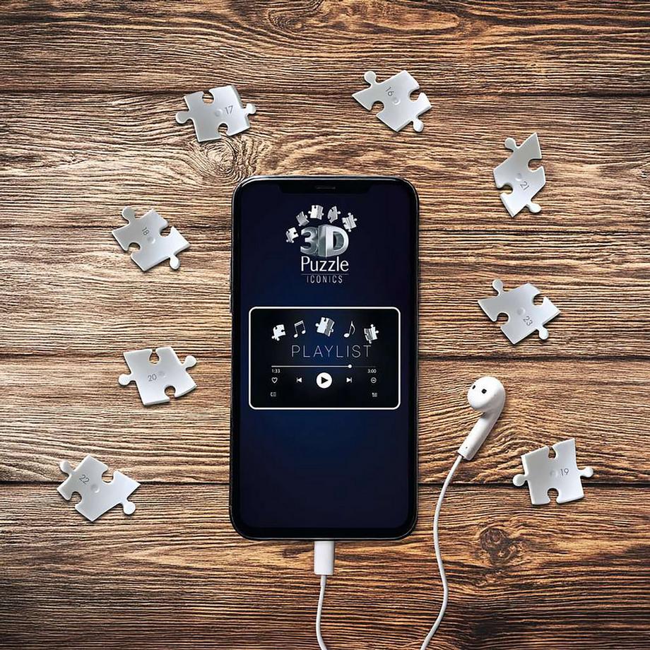 Ravensburger  3D Puzzle Iconics: Dodge Chall. R/T Scat Pack Widebody, 108 pièces 