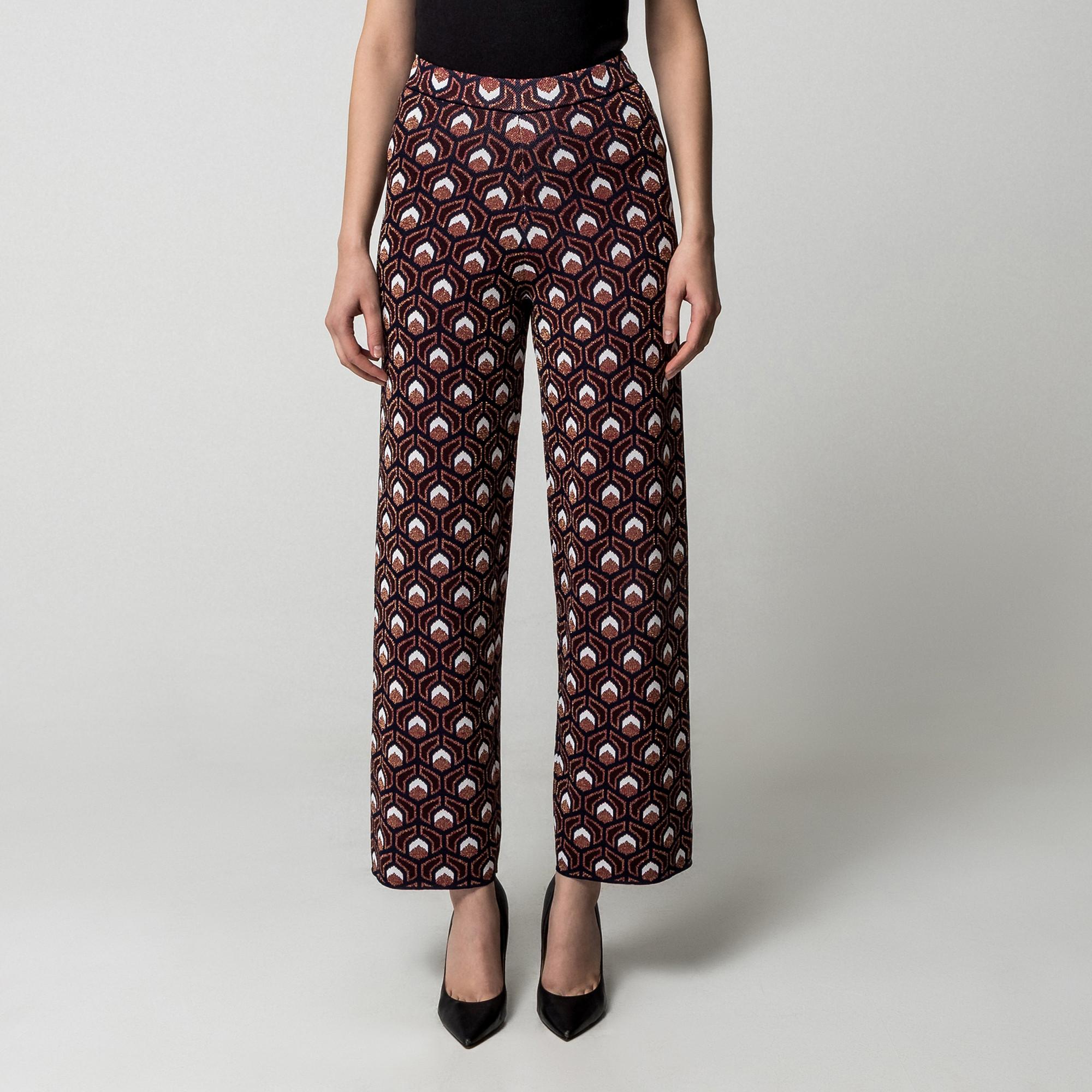 Manor Woman Pantalon large en jersey  