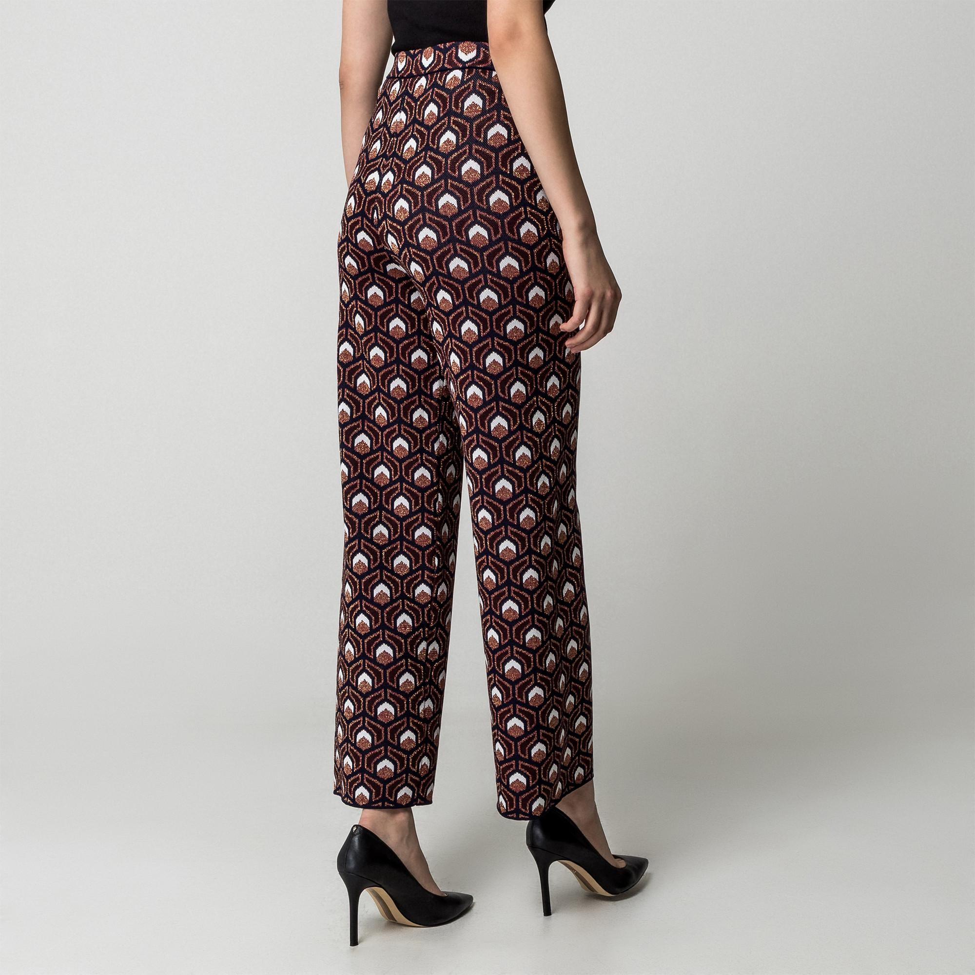 Manor Woman Pantalon large en jersey  