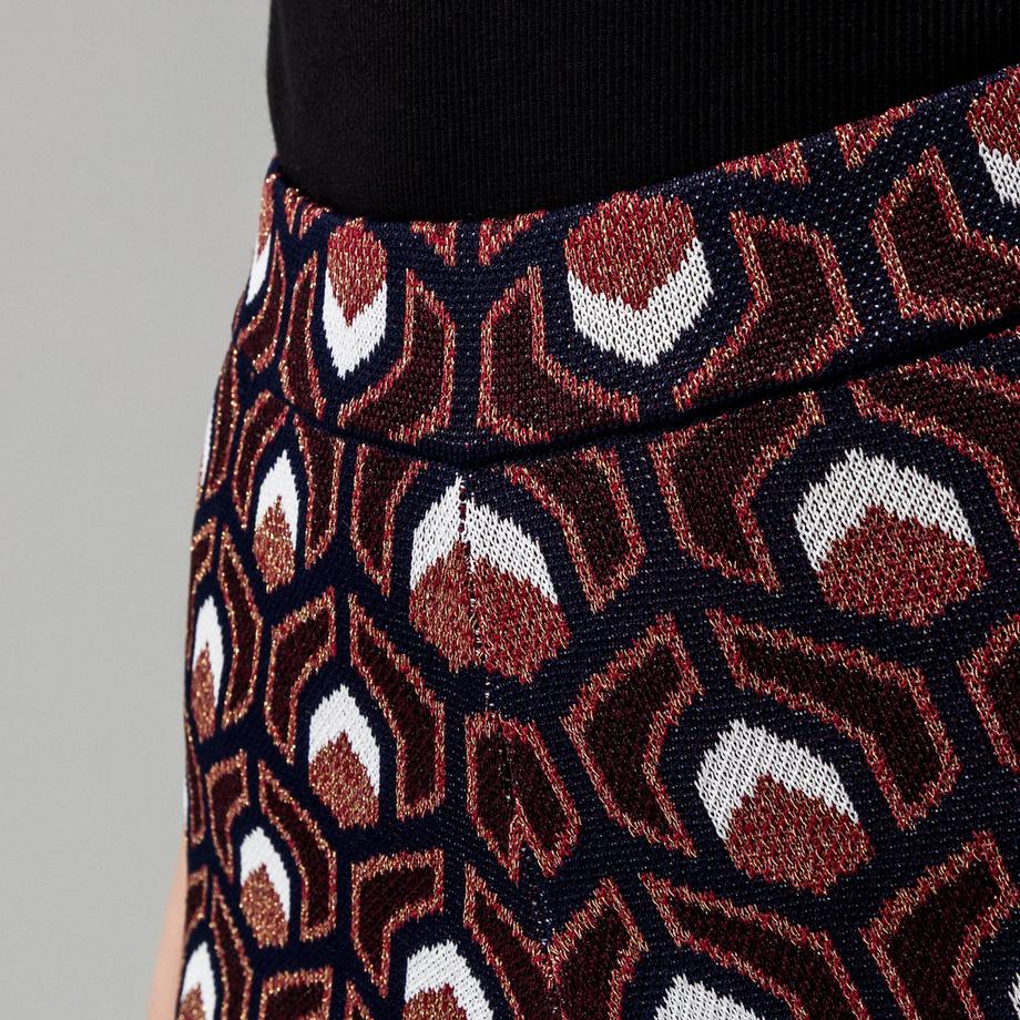 Manor Woman Gemusterte Weite Hose  