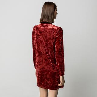 Manor Woman Samt Abendkleid  