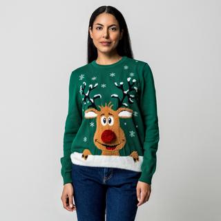 Manor Woman Maglione Renna Natalizia  