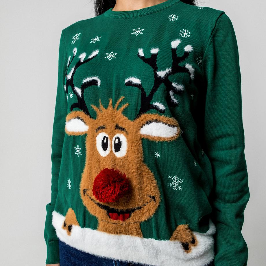 Manor Woman Weihnachts Rentier Pullover  