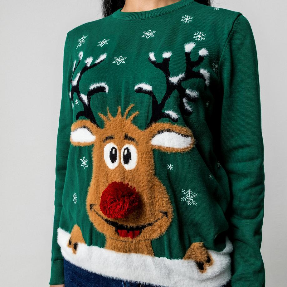 Manor Woman Weihnachts Rentier Pullover  