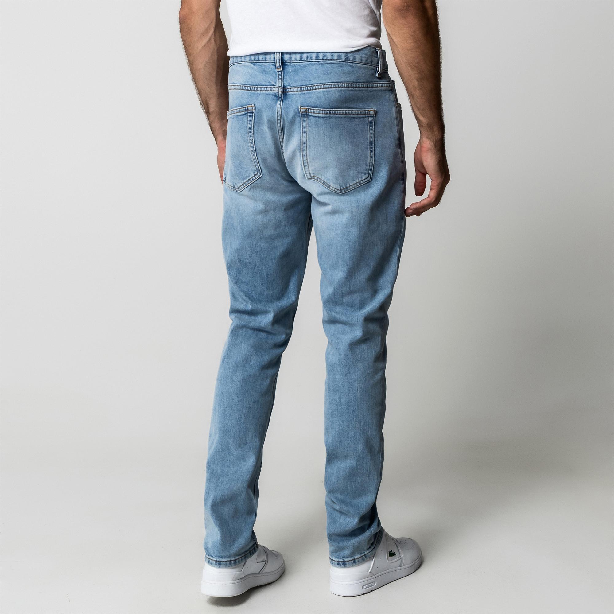 Manor Man Regular Fit Tapered Jeans Used Look  
