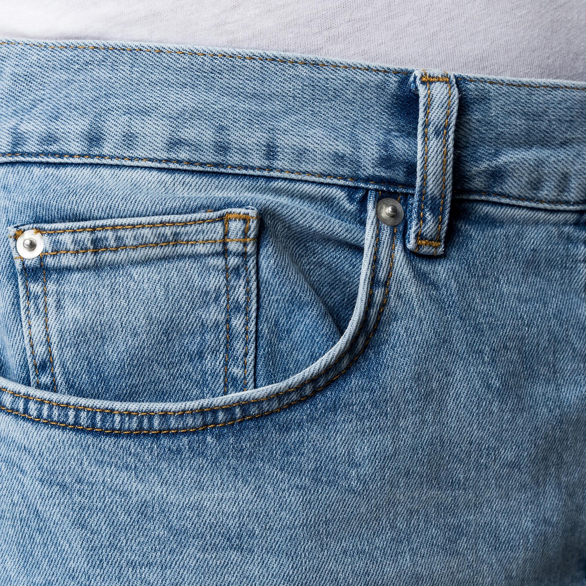 Manor Man Regular Fit Tapered Jeans Used Look  