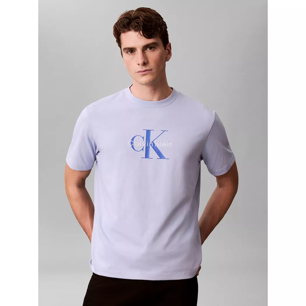 Calvin Klein Jeans - T-Shirt, für Herren, Flieder, Größe L