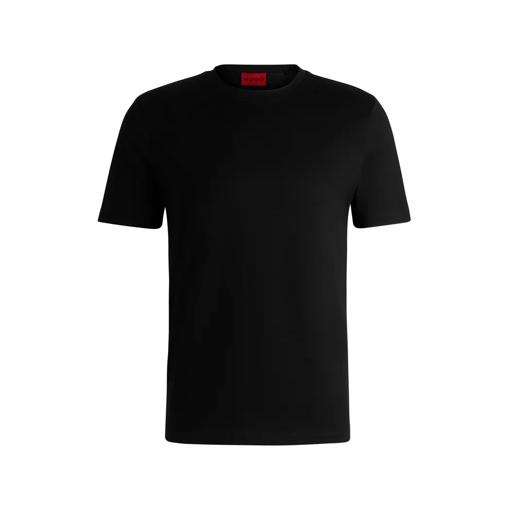 Hugo T-shirt à Manches Courtes Dapolino 10248326 01 Black L Homme 4