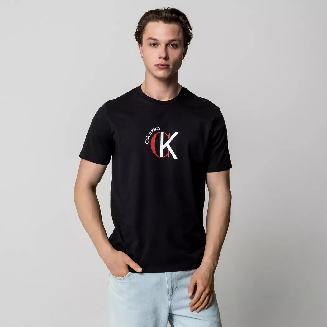 T-shirt Calvin Klein Jeans LOGO BACK PRINT T-SHIRT Noir EU S,EU M,EU L,EU XL hommes 8