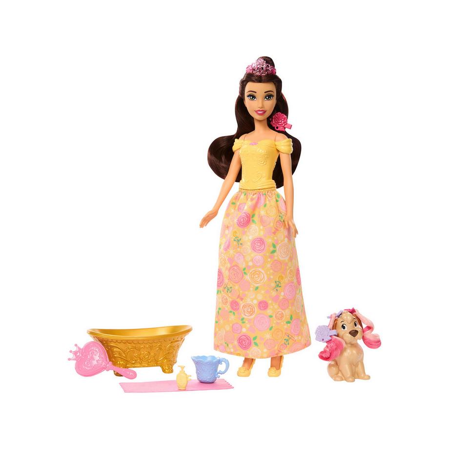 Mattel  Disney Prinzessin Belle & Hund 