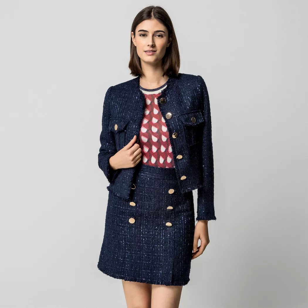Manor Woman - Shorts, für Damen, Marine, Größe 34