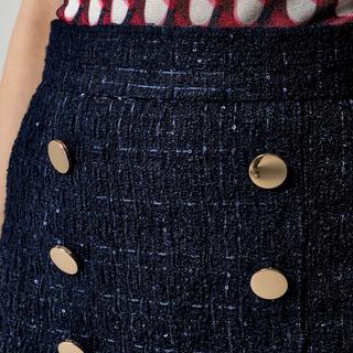 Manor Woman Tweed Minirock mit Zierknöpfen  