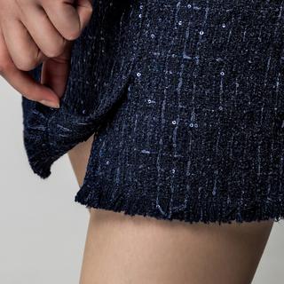 Manor Woman Tweed Minirock mit Zierknöpfen  