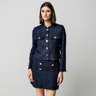 Manor Woman Tweed Blazer mit Pailletten  