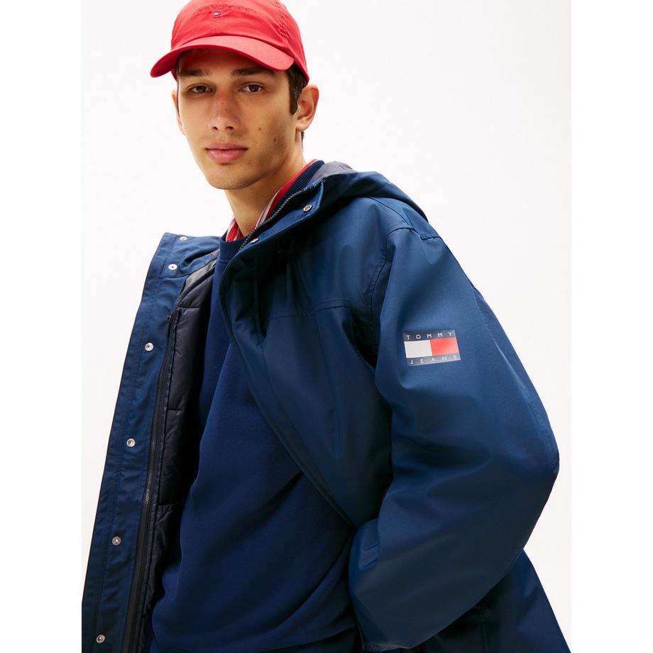 TOMMY JEANS Kapuzen Regenjacke  