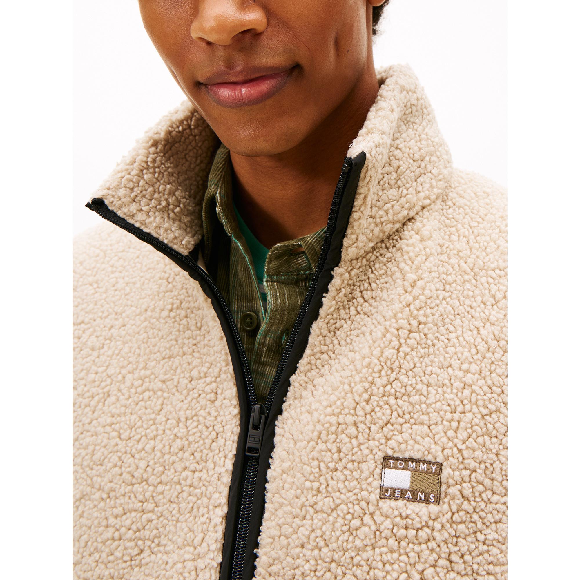 TOMMY JEANS Teddy Fleece Jacke  