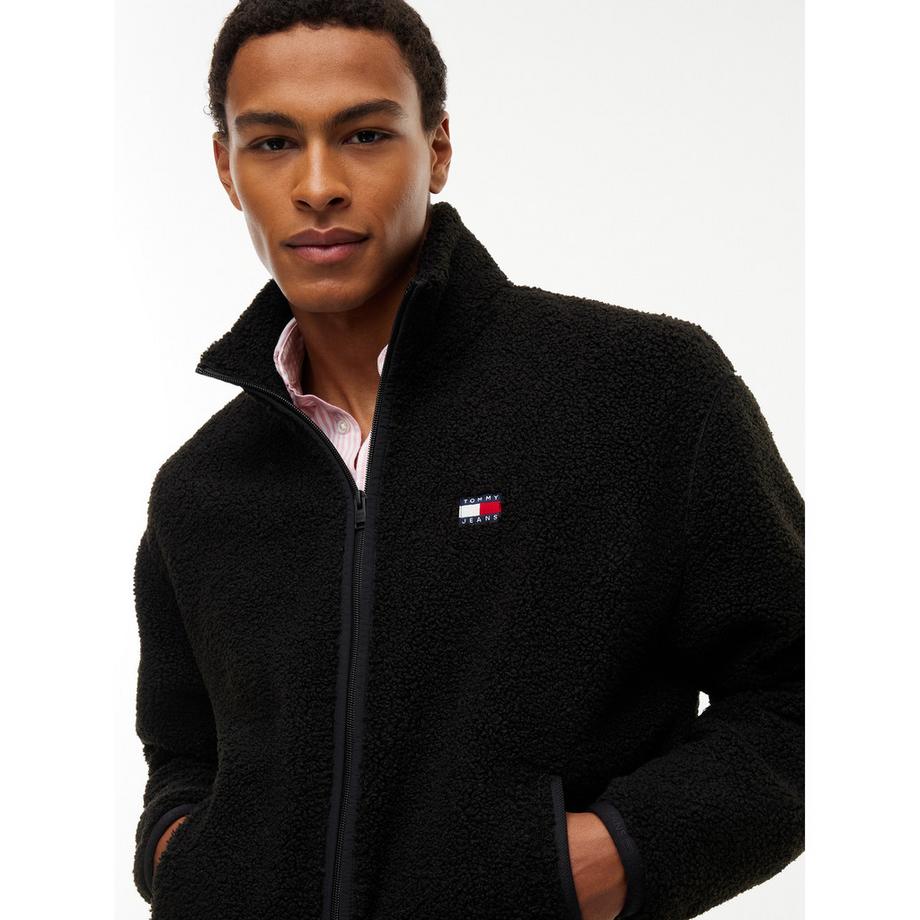 TOMMY JEANS Veste à Fermeture Éclair Intégrale Sherpa  