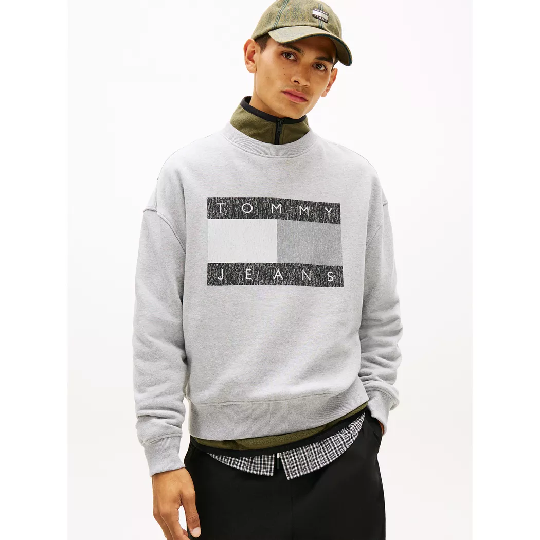 Tommy Jeans - Sweatshirt, für Herren, Grau, Größe L