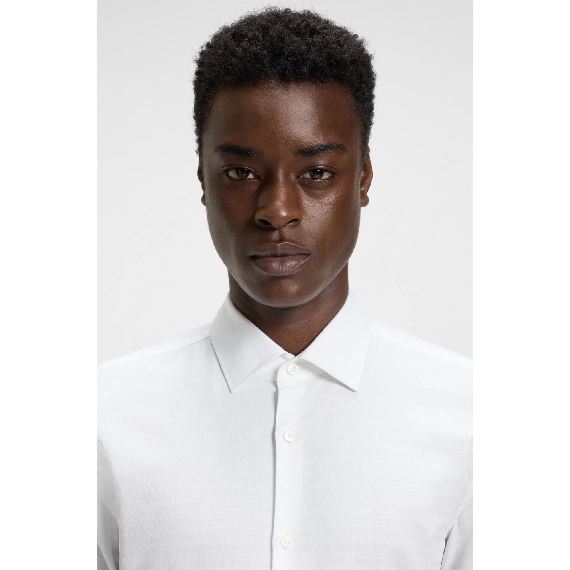 HUGO Kenno Slim Fit Langarmhemd  