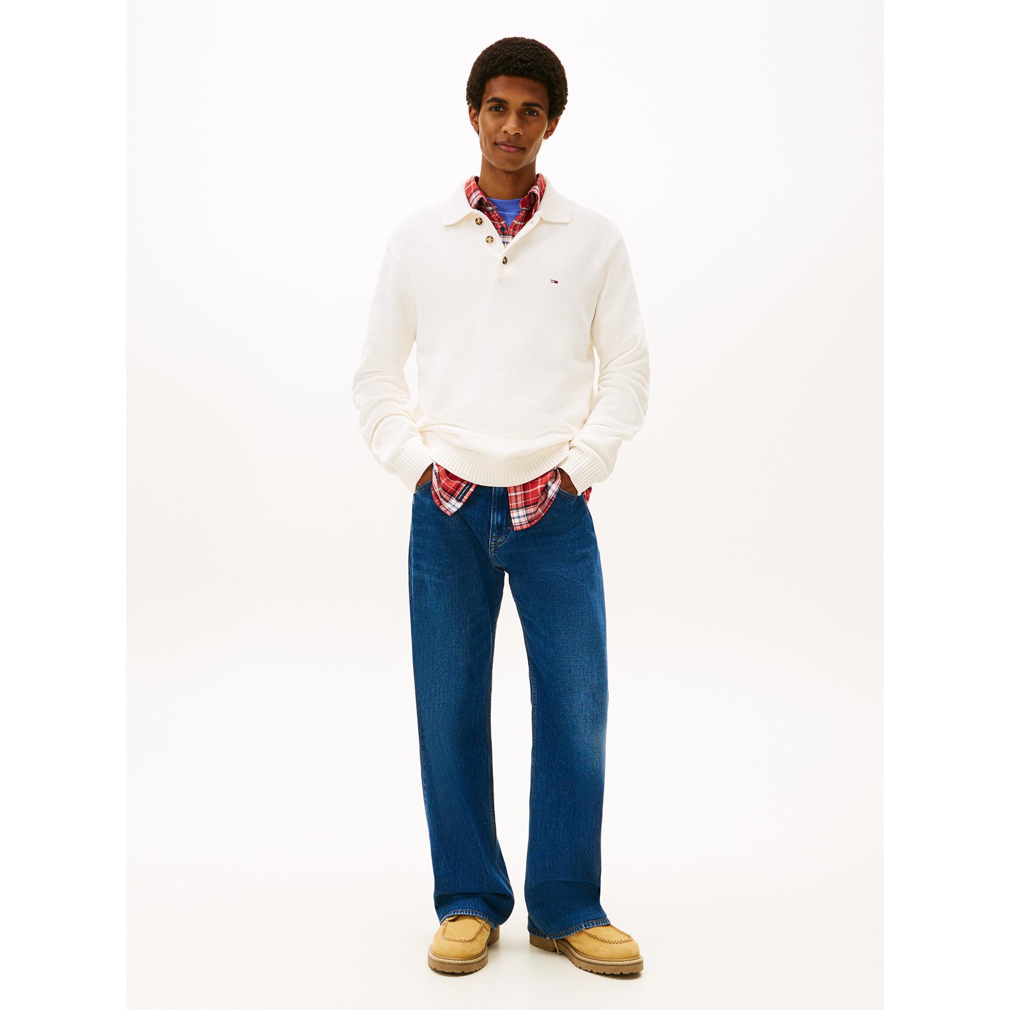 TOMMY JEANS Slim Essential Polo Sweater  