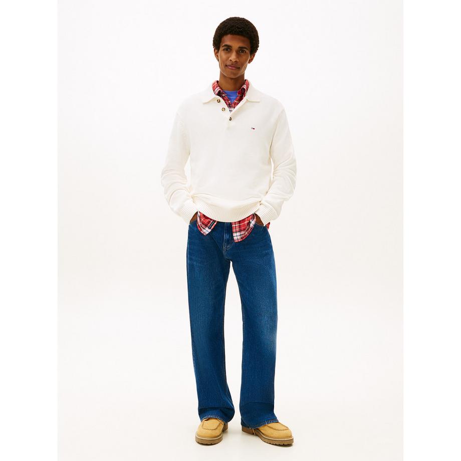 TOMMY JEANS Slim Essential Polo Sweater  