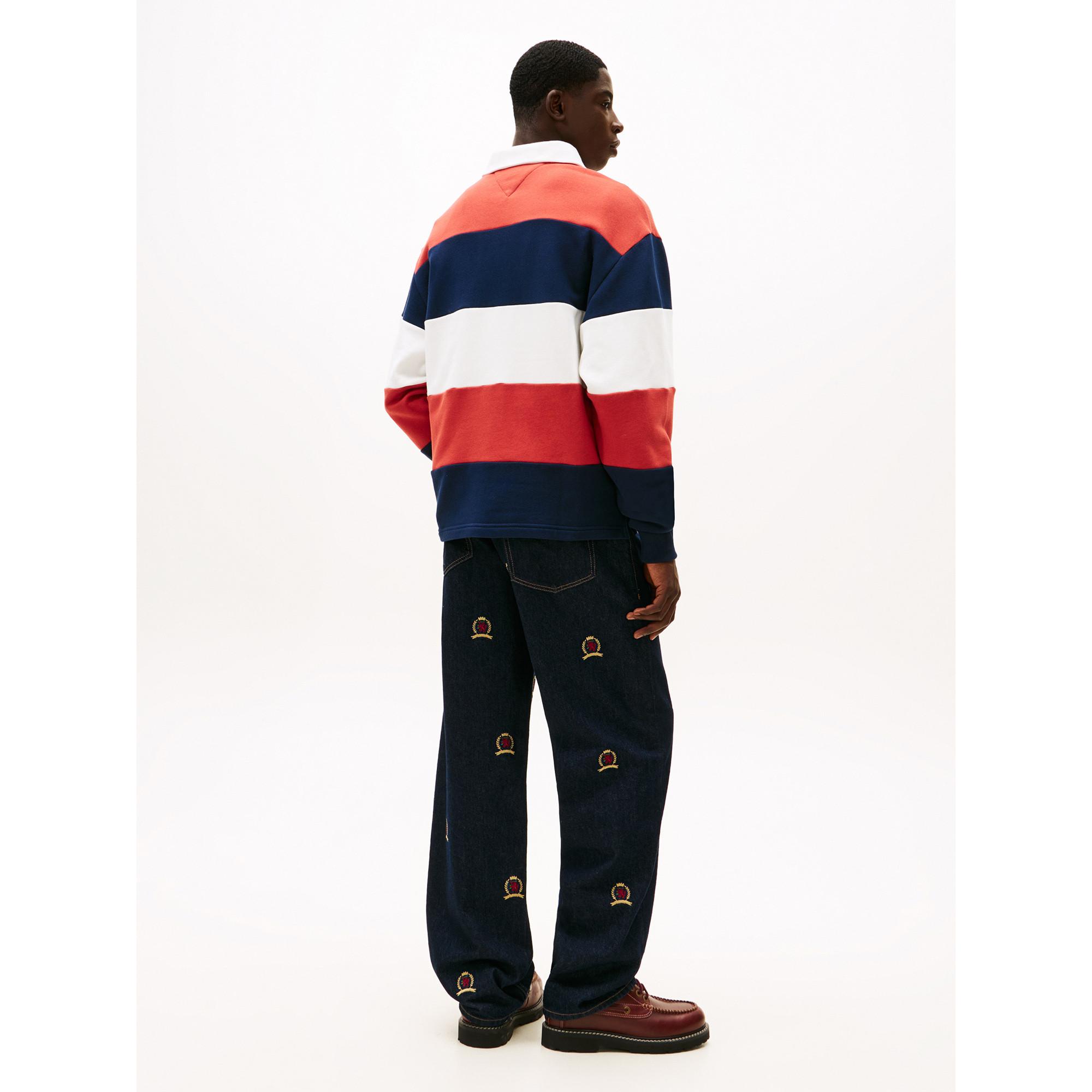 TOMMY JEANS Gestreiftes Rugby Sweatshirt  