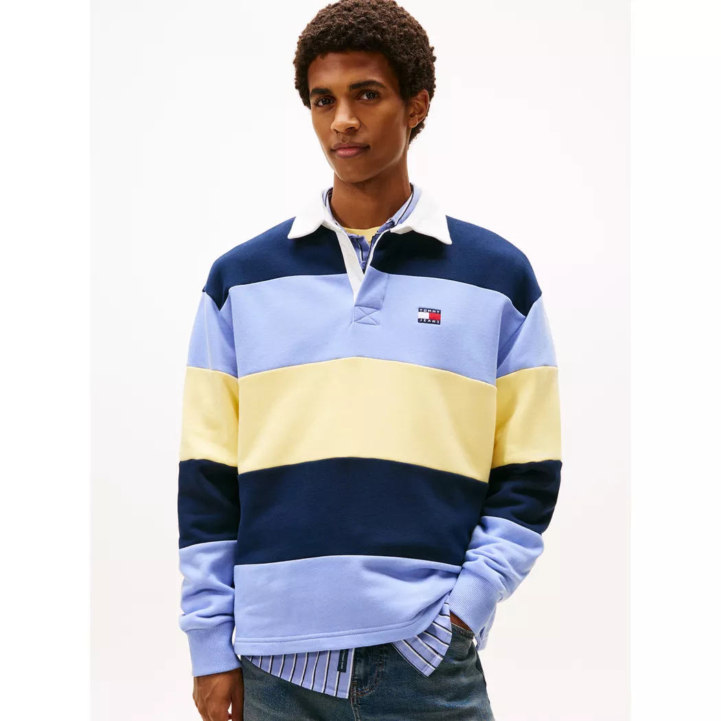 TOMMY JEANS Rugby-Sweater bunt   M herren