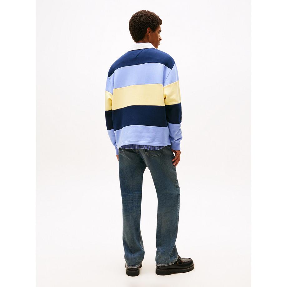 TOMMY JEANS Sweat-shirt Rugby Rayé  