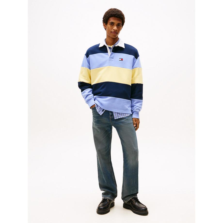 TOMMY JEANS Sweat-shirt Rugby Rayé  