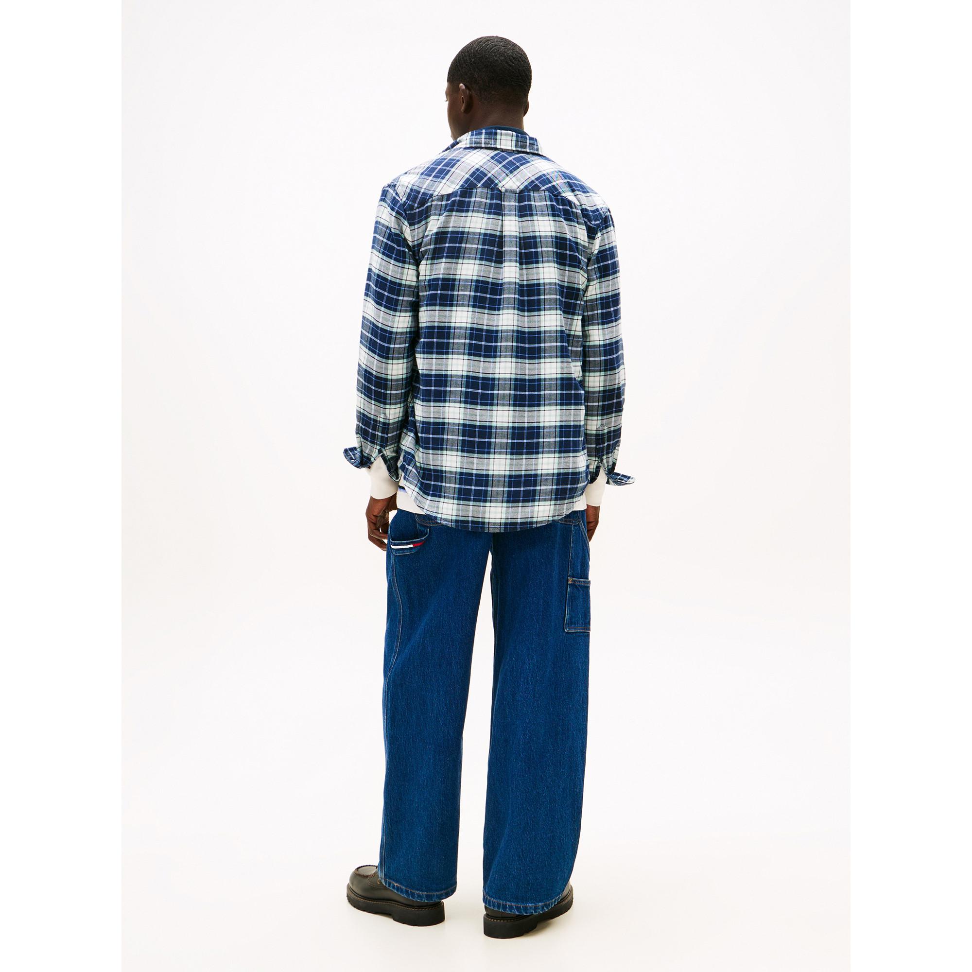 TOMMY JEANS Kariertes Langarmhemd  