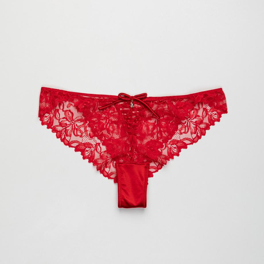 Manor Woman Slip brésilien en dentelle  