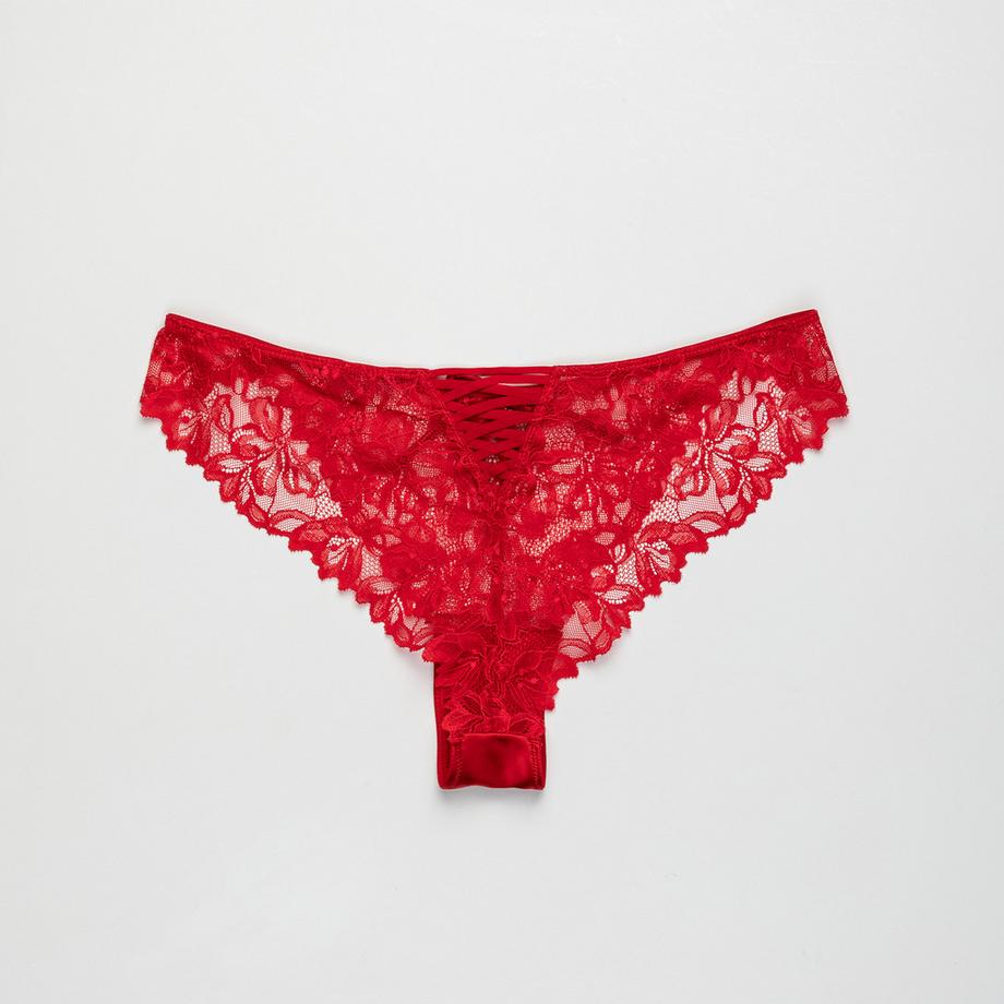 Manor Woman Slip brésilien en dentelle  